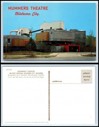 Oklahoma Postcard - Oklahoma City,  Mummers Theatre O15