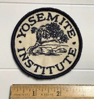 Yosemite Institute National Park California Ca Souvenir Round Embroidered Patch