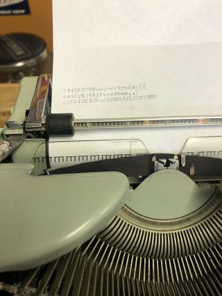 1962 HERMES 3000 Typewriter with Case 12