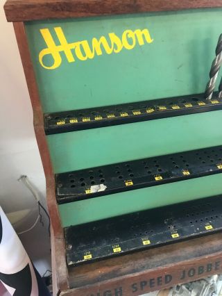 Old Antique Wooden Hanson Drill Bit Index 3
