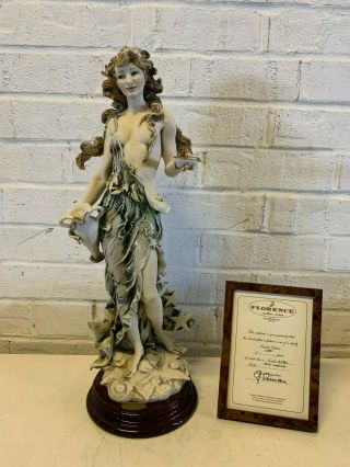 Florence Guiseppe Armani Figurine Statue Ambrosia 482c Le 1184/5000 W/ Box &