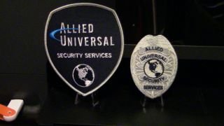 Company Closed/patch Retired: Allied Universal Uniform & Badge Patch