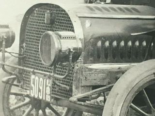 ca 1909 RPPC Real Photo Postcard Vintage Rambler Automobile Car NJ license plate 2