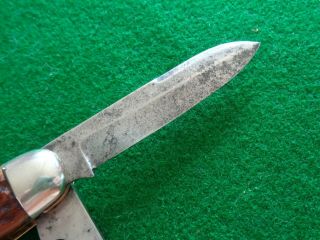Old RARE c.  1920 ' s E.  C.  Simmons KEEN KUTTER 4 Blade SCOUT BONE 7