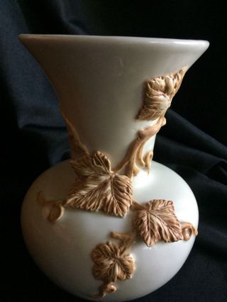 Fitz and Floyd Classics - Ivy Leaf Vase with Applied Leaves & Vine - 2