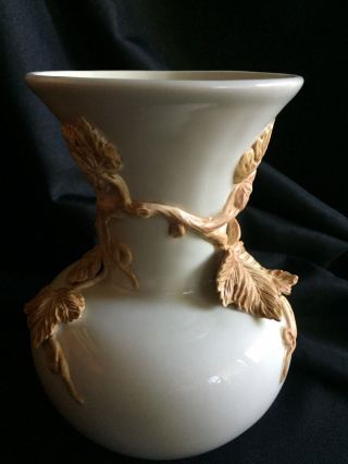 Fitz and Floyd Classics - Ivy Leaf Vase with Applied Leaves & Vine - 3
