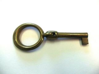 Old Folding Brass Key Hollow Vintage Skeleton Key Your Own Lock Unusual Antique