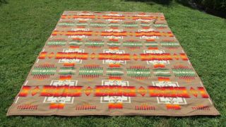 Pendleton Wool Beaver State Colorful Indian Style Blanket