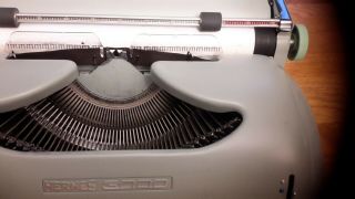 1965 HERMES 3000 Typewriter with Case and manuals 4