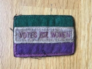 Rare Vintage Votes For Women Suffragette Cloth Patch