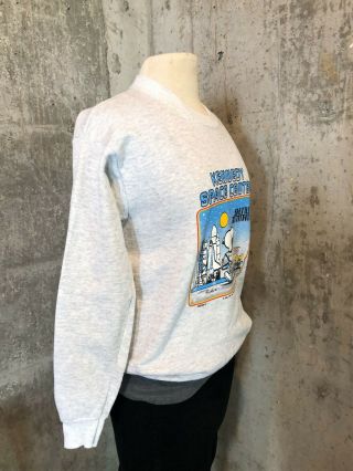 Vintage Snoopy NASA Shuttle Command Sweatshirt STS - 1 Kennedy Space Center 3