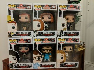 Funko Pop Movies The Rocky Horror Picture Show Complete Set Of 6