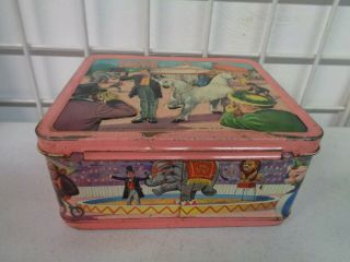 VINTAGE ALADDIN DOCTOR DOLITTLE METAL LUNCHBOX NO THERMOS 6