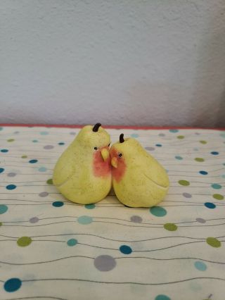 Enesco Home Grown Pear Love Bird Figurine