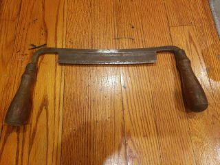 Vintage Bridge Tool Co 8 " Draw Knife Best Cast Steel Woodworking Tools