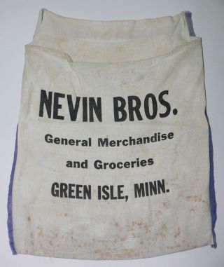 Green Isle Minnesota Minn Mn Advertising Item Bag