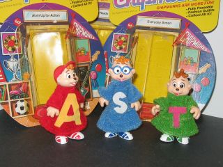 Vintage Ideal Alvin And The Chipmunks Toy Figures From The 80 