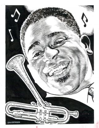 1964 Photo Musician Dizzy Gillespie Jazz Trumpet Player At The Penthouse 8x10