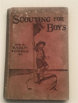 Boy Scout Book Scouting For Boys By Baden Powell Published On 1926