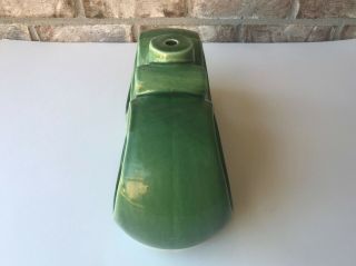 Mid Century Modern Green Pottery Ceramic Lamp Base Figurine 5