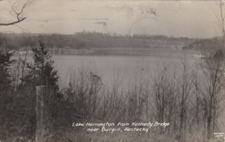 Rp: Near Burgin,  Kentucky,  Pu - 1953; Lake Herrington From Kennedy Bridge