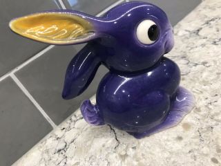 Vintage Purple Goebel Bunny Rabbit Figurine Big Eye Profile Hummel DH20 2
