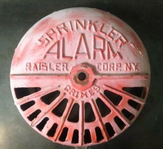 Lqqk Vintage Raisler Corp N.  Y Grimes Sprinkler Alarm Bell Cover