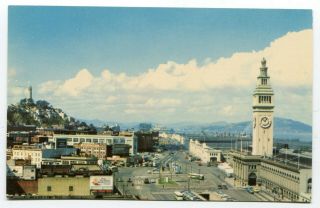 Postcard - San Francisco Ca,  View Of Embarcadero,  California Rppc