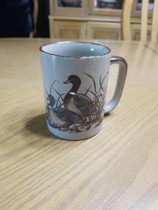 Otagiri Mallard Duck Embossed Surface Mug Coffee Cup Guc