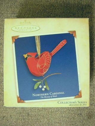 2005 Hallmark “northern Cardinal” Ornament; 1 In Bird Series