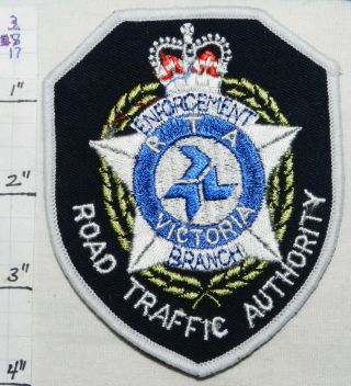 Australia,  Victoria Road Traffic Authority Rta Police Patch