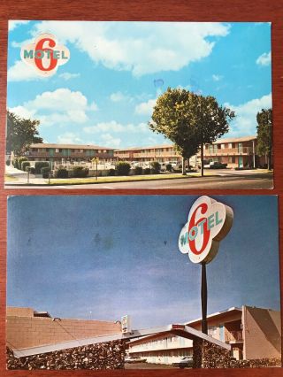 Vintage Postcards Motel 6