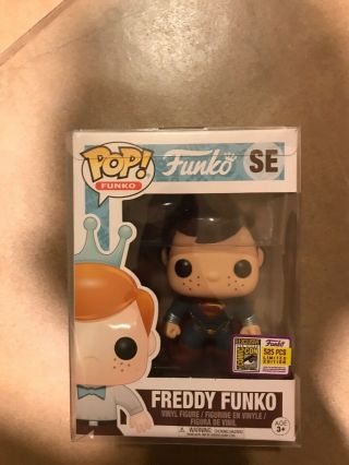 Freddy Funko Dc Superman Man Of Steel Funko Pop 2017 Sdcc Fundays Le 525