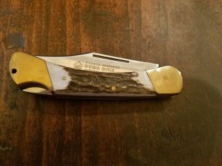 1998 Puma Stag " Duke " Folding German Knife 210905 Hand Made Solingen Germany