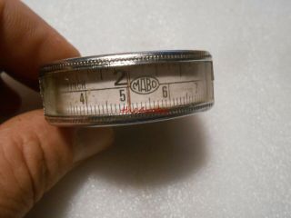 Unusual Vintage French Mabo Supermatic Inside Radius Tape Measure