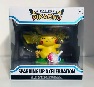 Funko A Day With Pikachu Sparkling Up A Celebration Pokemon Center In Hand