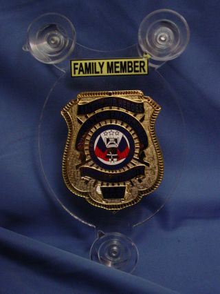 Salute Our Heroes Family Police Car Shield - Njsp - Fop - Pba - Law Enforcement