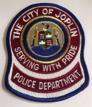The City Of Joplin Missouri Police Department Cloth Patch