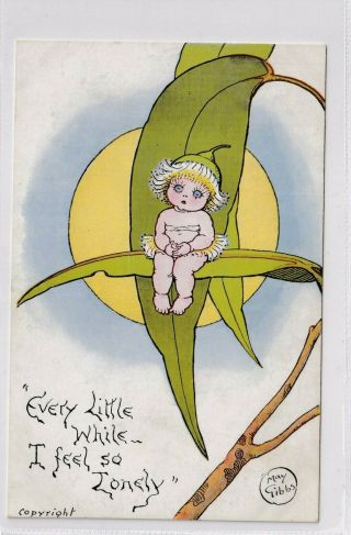 Vintage Postcard Artist May Gibbs Gumnut Series 10.  1900s