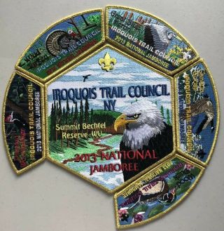 Iroquois Trail Council 2013 National Jamboree Patch Set Bsa (incomplete)