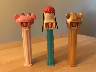Pez Vintage Set Of 3: Pinky,  Thin Feet/Moveable Ears Droopy,  Golden Baloo 2