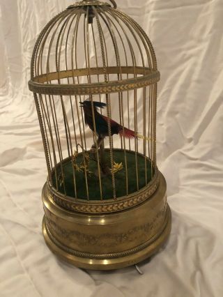 French Musical Bird Cage - Watch Video