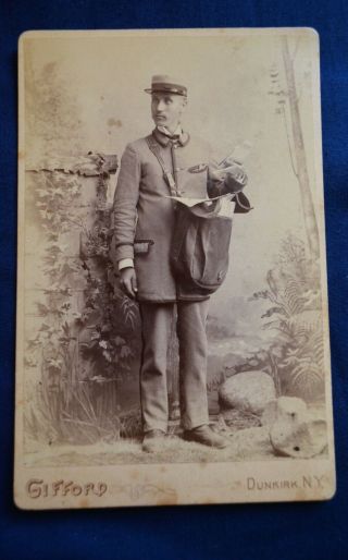 Cabinet Photo Of Letter Carrier From Dunkirk,  Ny