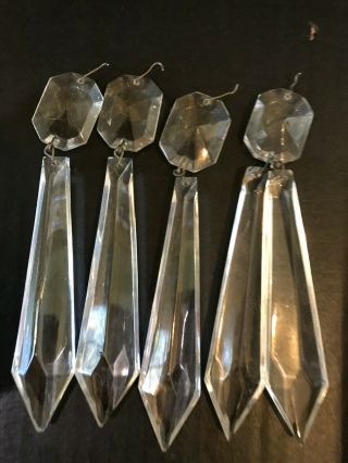 WATERFORD CRYSTAL AVOCA 6 ARM CHANDELIER Button Drop Prisms 3