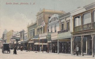 Vintage Postcard Rundle St Adelaide South Australia 1900s