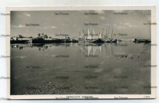 Cyprus Postcard Famagusta Harbour Soteriou Photochrom 1950s