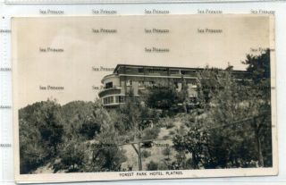 Cyprus Postcard Forest Park Hotel Platres 1950s Zartarian Nicosia By Photochrom
