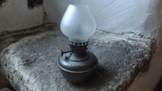 Reserved For Melanie - Small Antique Kerosene Oil Lamp - Burner Made In Germany