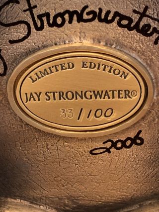 Jay Strongwater Venetian Egg with Stand LIMITED EDITION 33/100 signed by Artist. 3