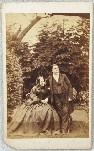 Cdv Charles Spurgeon Baptist Preacher Antique Victorian Photo Downey Susannah